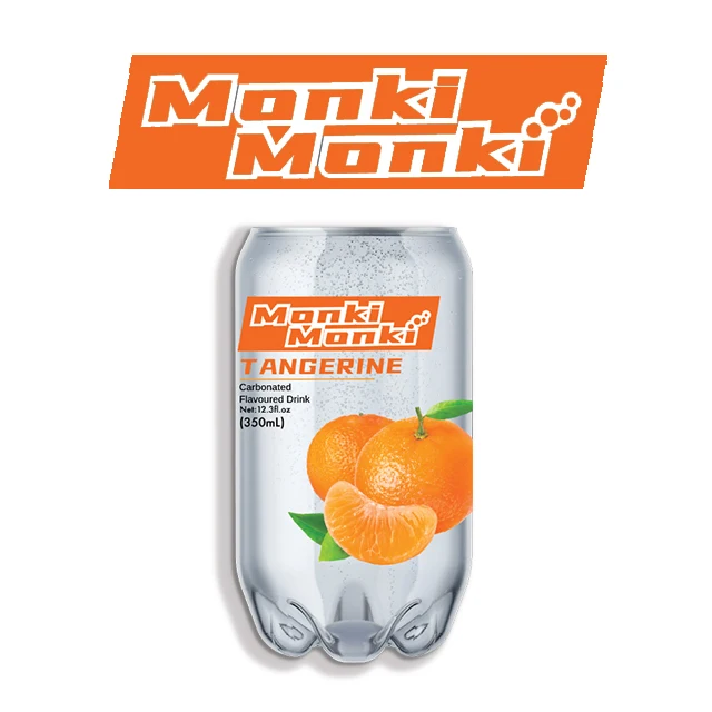 Top Brand Selling Beverages in Asian Fruit Flavor OEM Packaging Label Sparkling Beverage Drinking Refreshing Soda Soft Drink