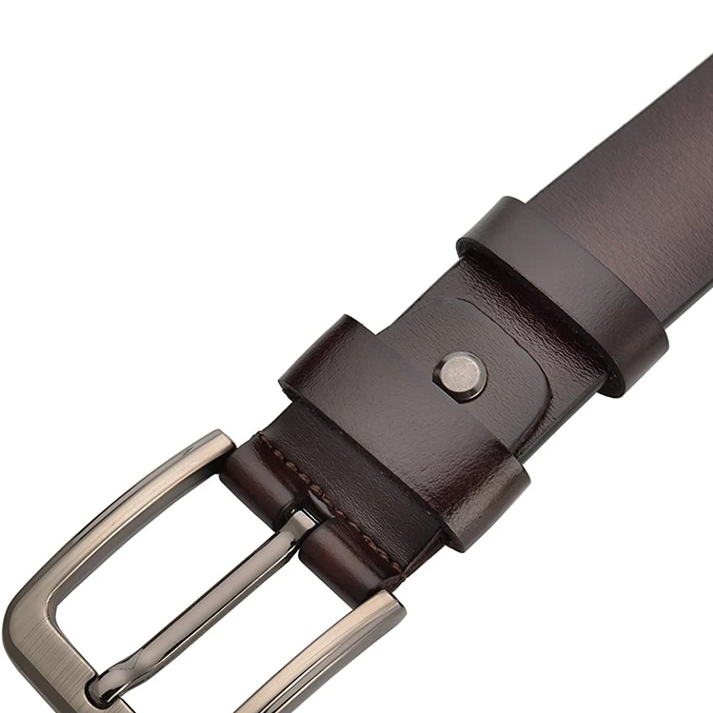 Genuine Leather Belts Famous Brand Belt Men Top Quality Strap Male Metal Automatic Buckle brown dress Belts