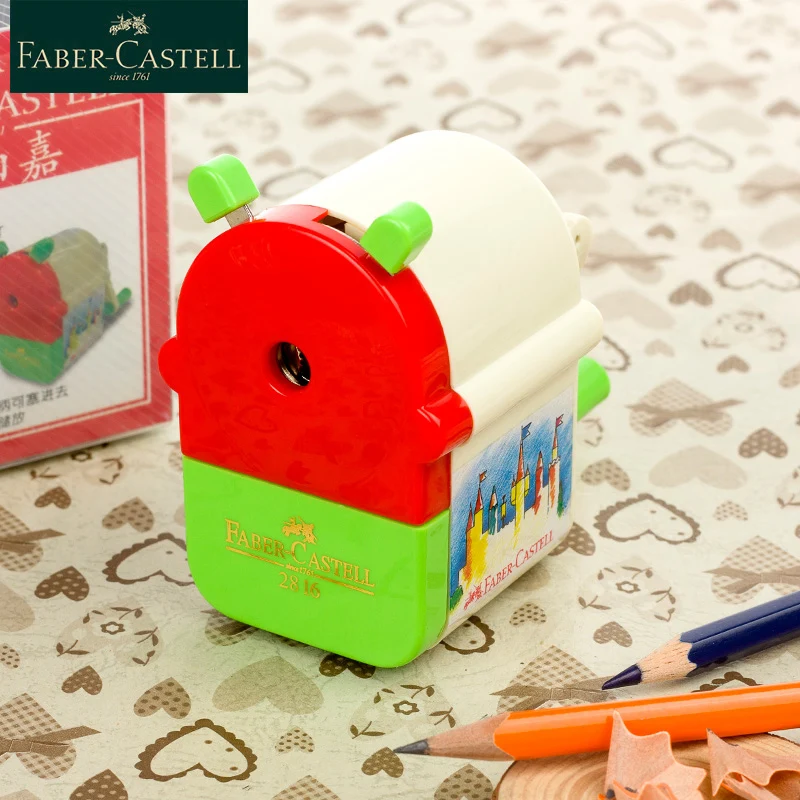 Faber Castell 2816 Hand crank standing single hole cute pencil sharpener for writing wooden pencil