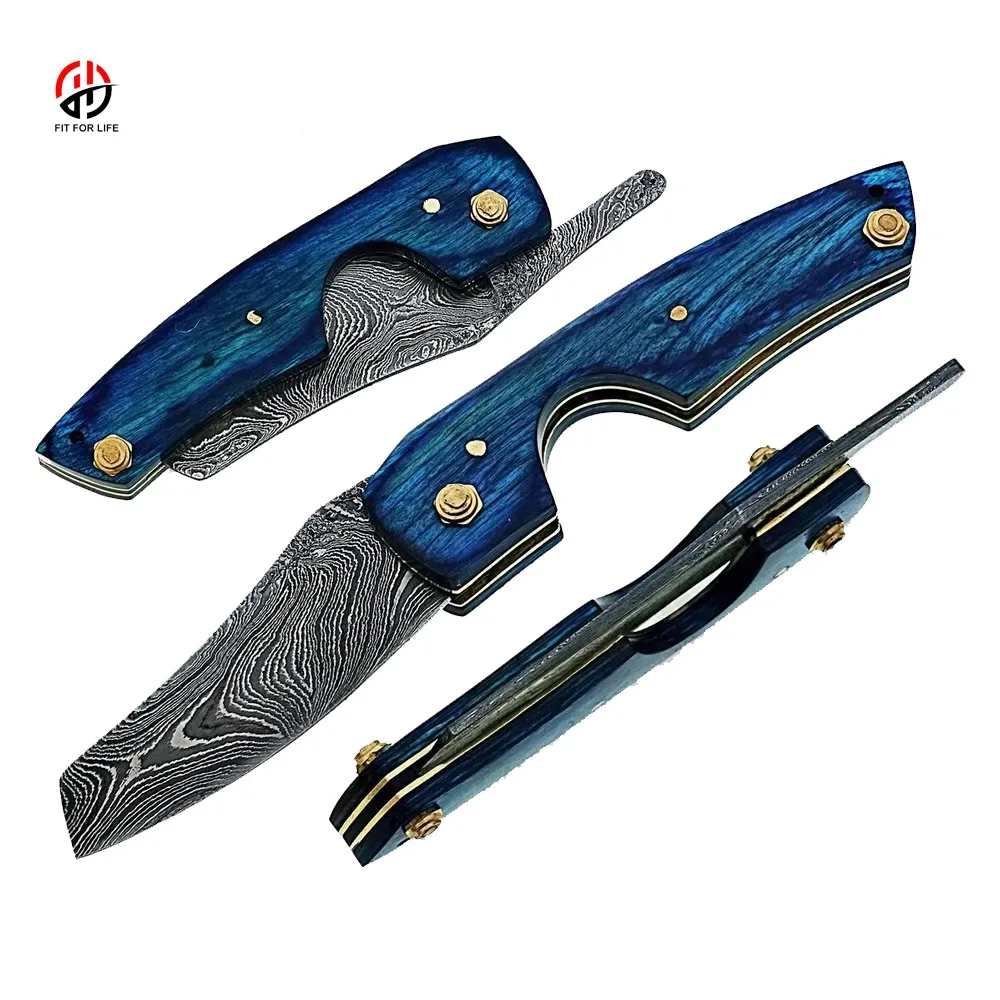 factory Price Custom Multifunctional Damascus Steel Cigar Accessories Custom Cigar Knife Cutter With Logo