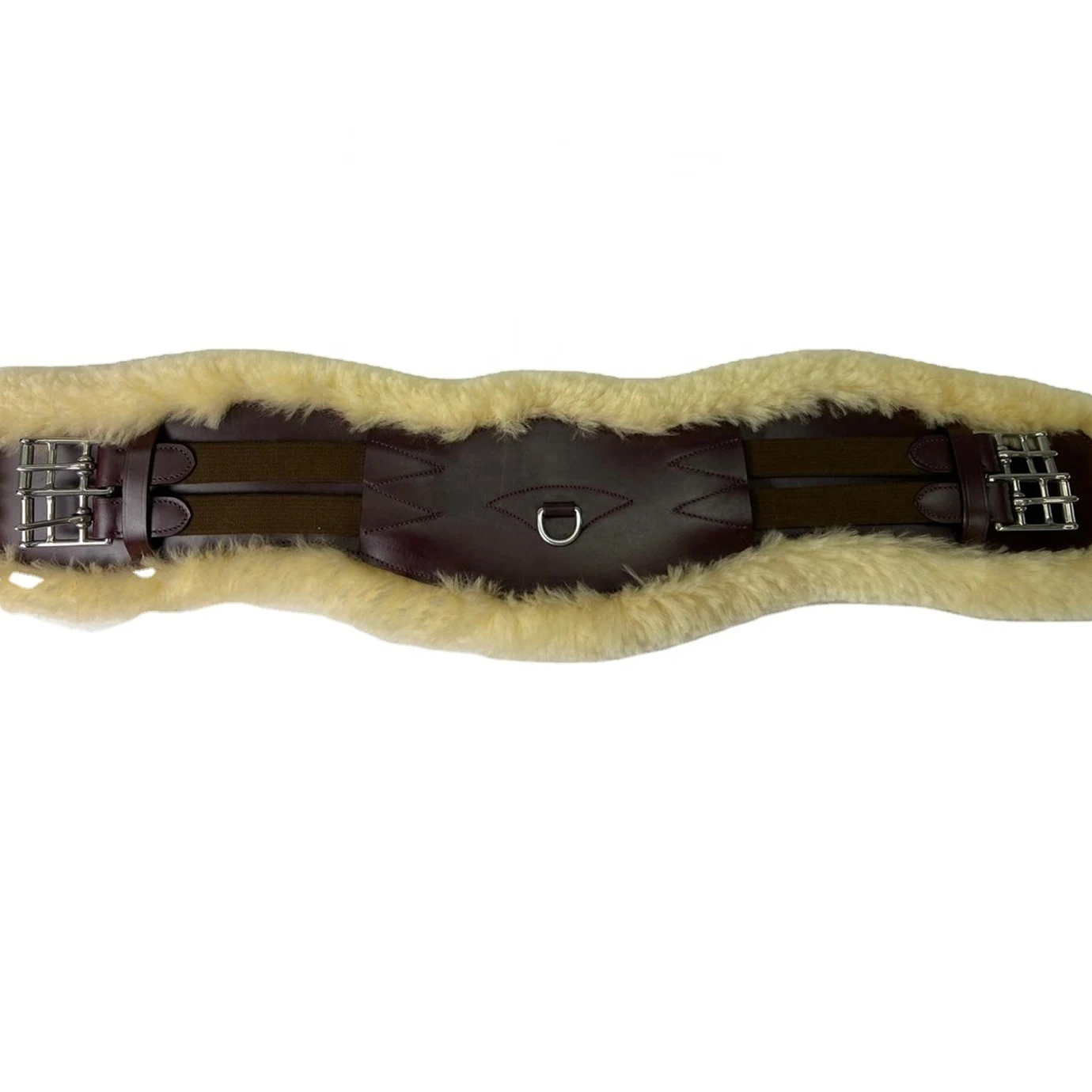 Black Leather Roller Buckle Easy 2024 High Quality Pakistan Made Quality Western Horse Saddle Girth
