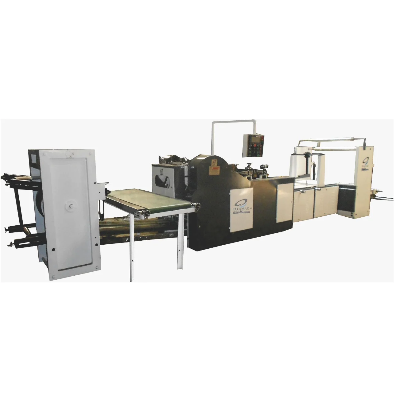 High Quality Fully Automatic High Speed Kraft Craft Square Bottom Paper Carry Shopping Food Bag Making Production Machine Price