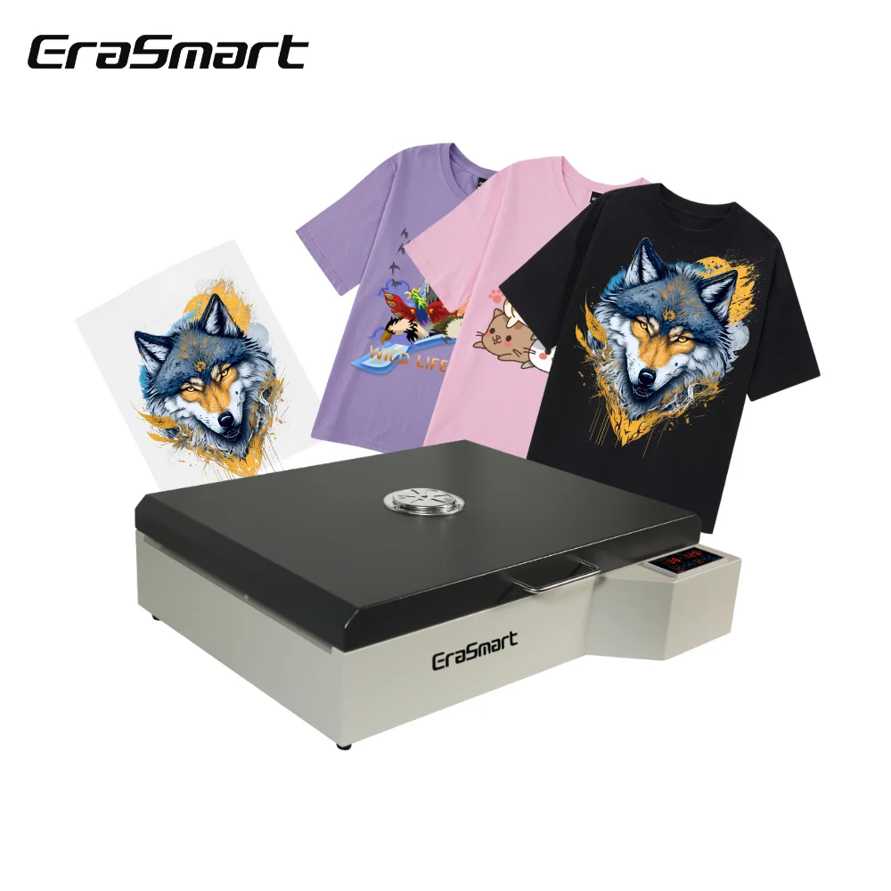 RTS 2024 Erasmart t shirt a4 drying machine dtf equipment dtf curing oven