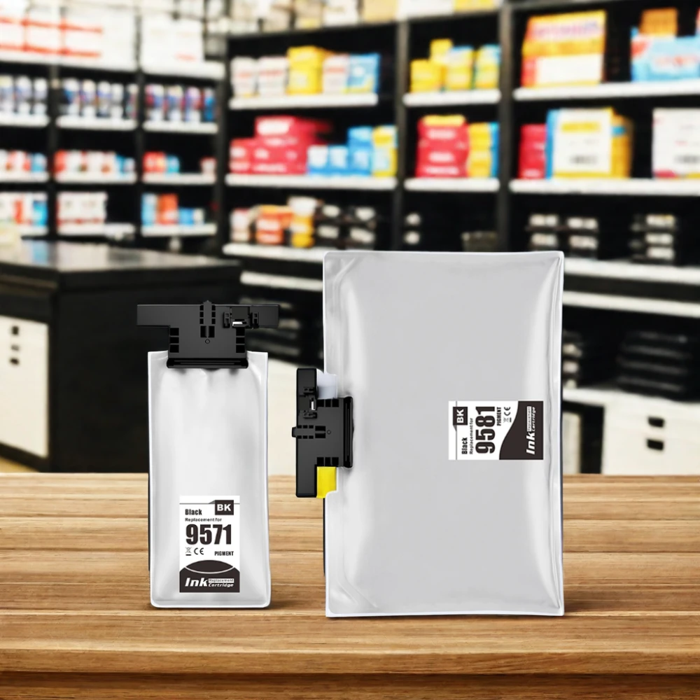 INK-POWER T9571 T9581 C13T957192 XL C13T958192 XXL Compatible Black Inkjet Ink Bag Cartridge for Epson WorkForce Pro Printer