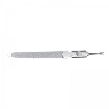 Stainless Steel Nail File Buffer Metal Grinding Sanding Manicure Pedicure Scrub Nail Art Tools Manicure Pedicure Tools