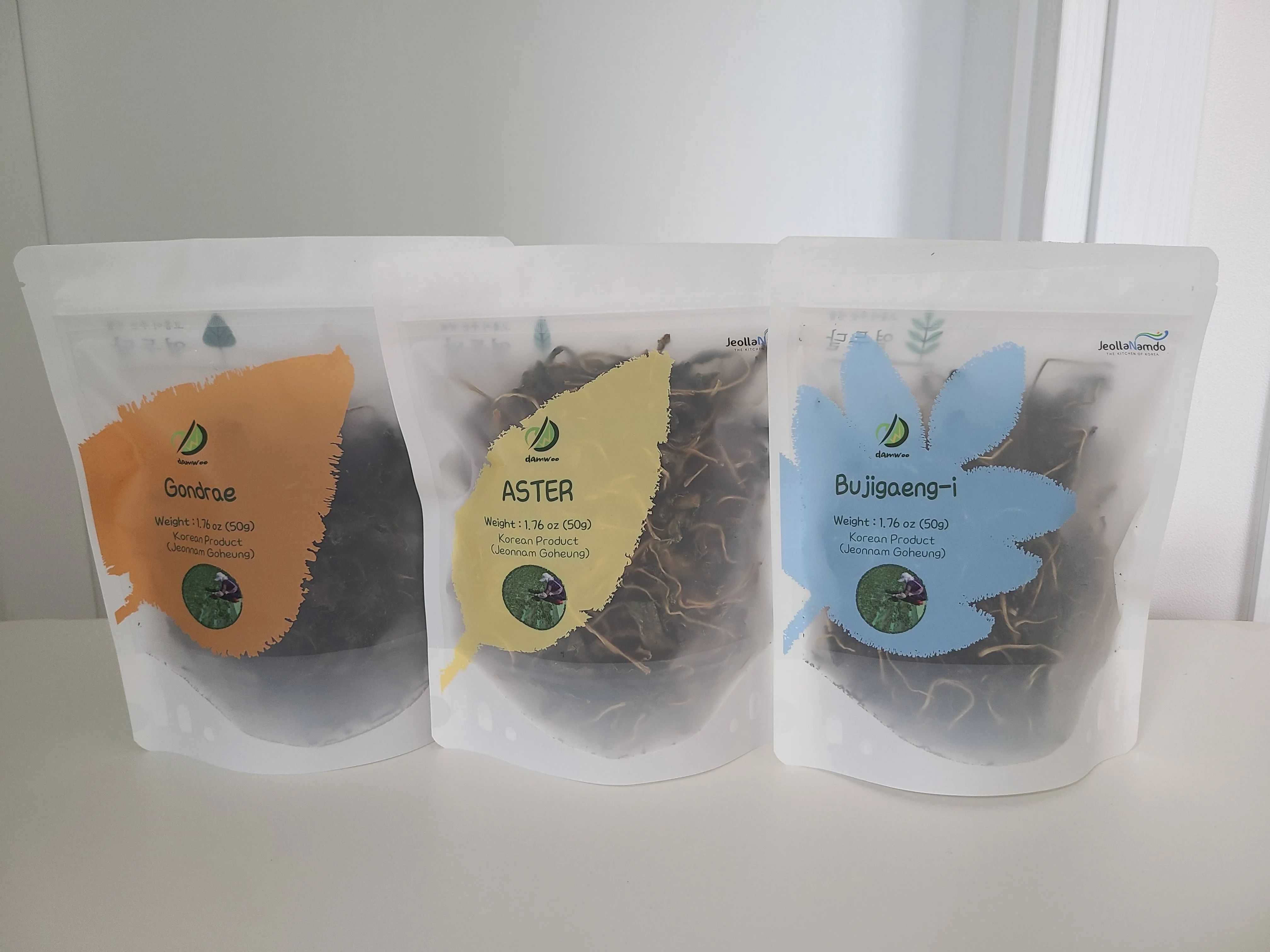 Korean Soft Aster Chwi Dried Greens Vegetable 50g deeper and Freshener Scent Herbs Can Make Pickles