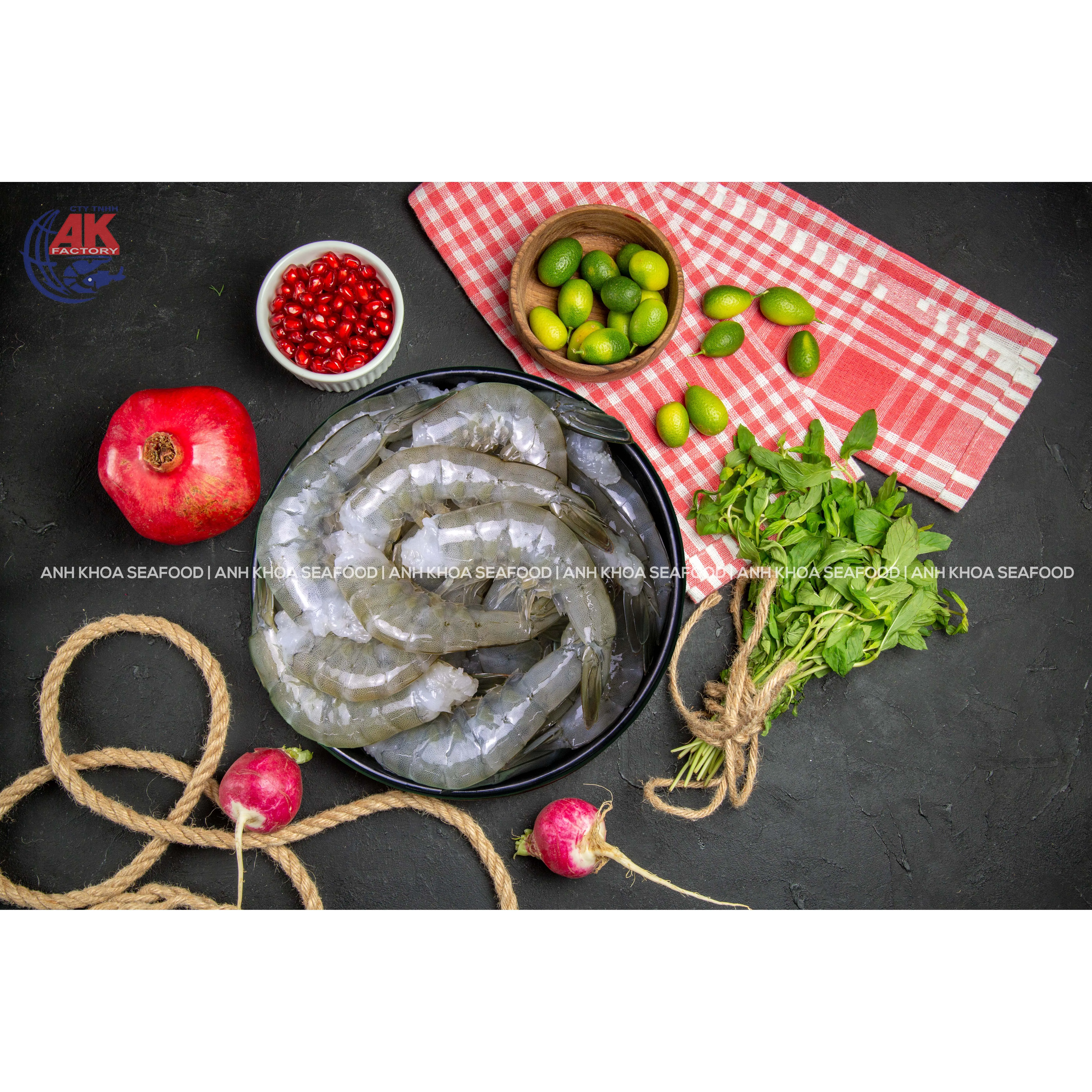 Vietnam Qualified Seafood Supply W/HLSO Headless Vannamei Shrimp Shell On With Custom Weight & Style OEM Order