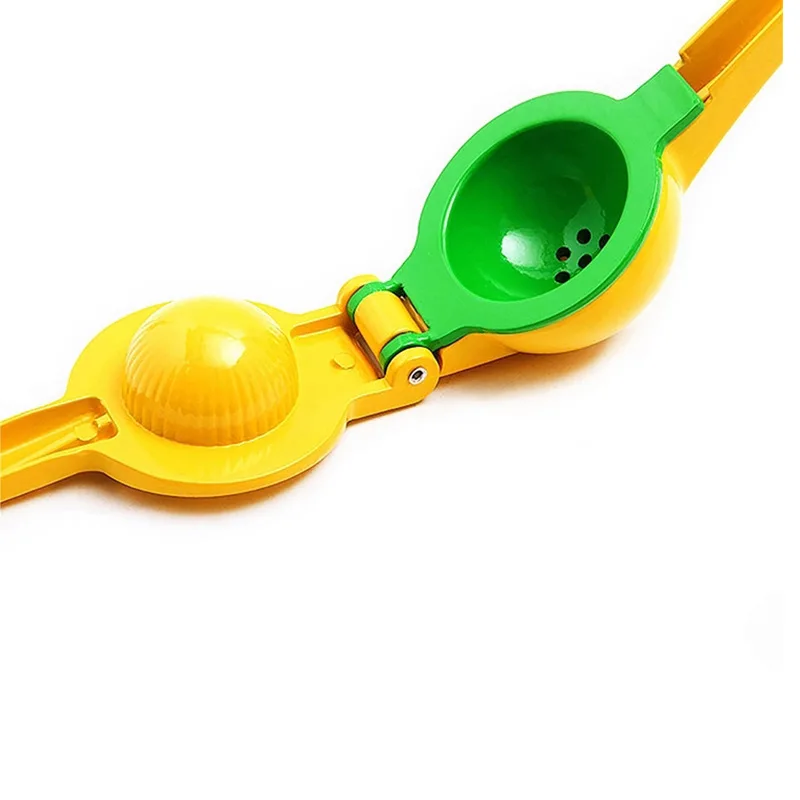 BP54 Metal 2-in-1 Lemon Squeezer Sturdy Max Extraction Hand Juicer Lemon Squeezer Gets Every Last Drop Manual Citrus Juicer
