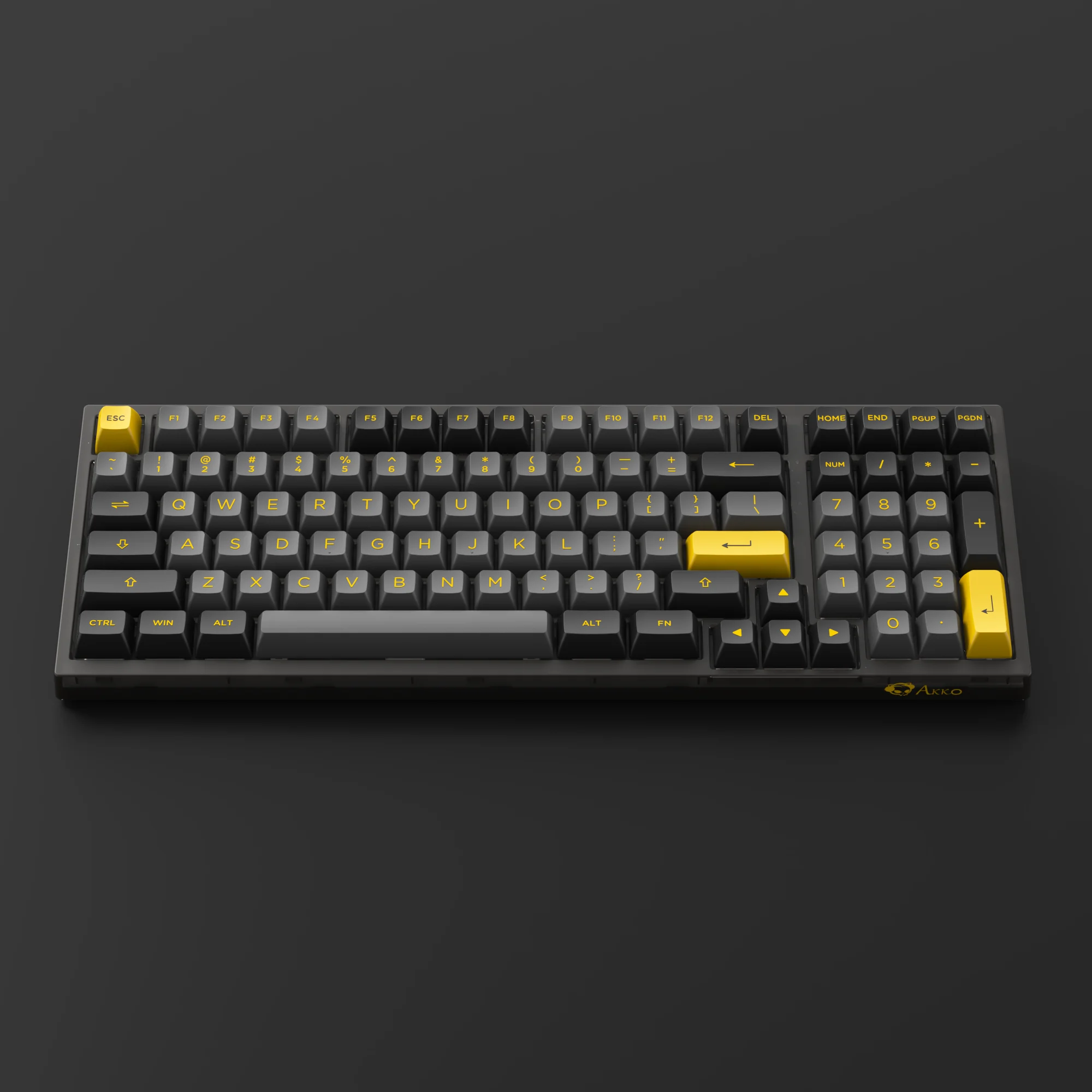 AKKO PC98B PLUS V2 TOP Mount mechanical gaming keyboards multi-modes SMD LED RGB backlit 98% layout TKL Keyboard