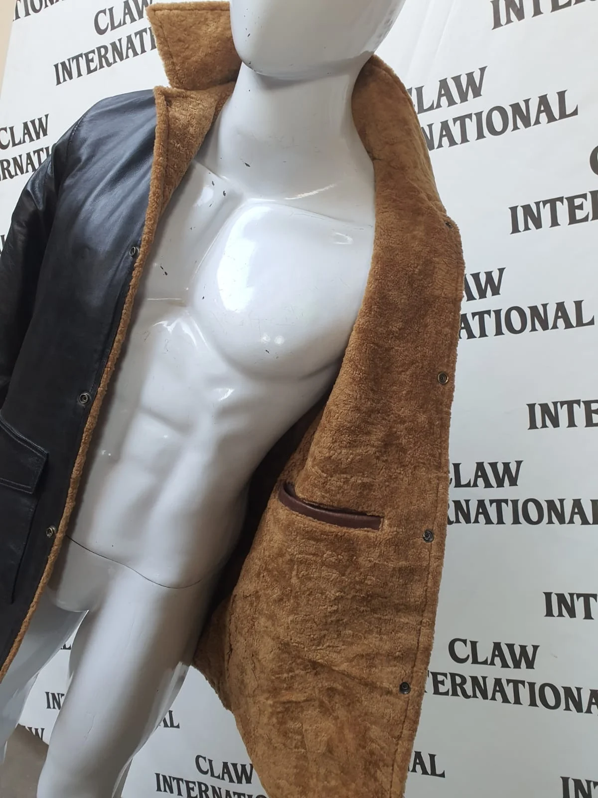 2022 Genuine Shearling Coat Men Real Natural Sheepskin Winter B3 Bomber Jacket customised jackets wholesale