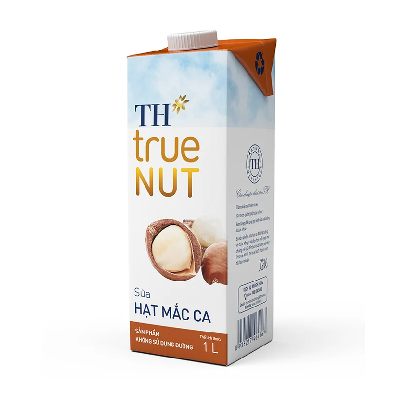 Молоко макадамии TH true NUT, 1 л, высококачественные молочные продукты, стерилизованное Смешанное молоко со вкусом молочного ореха