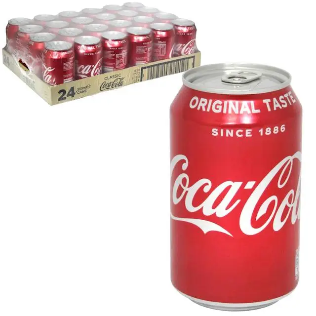 Wholesale Coca Cola, Fanta and Sprite soft drink/ Cola Coca (Original/Light/Zero) 24 x 330 ML