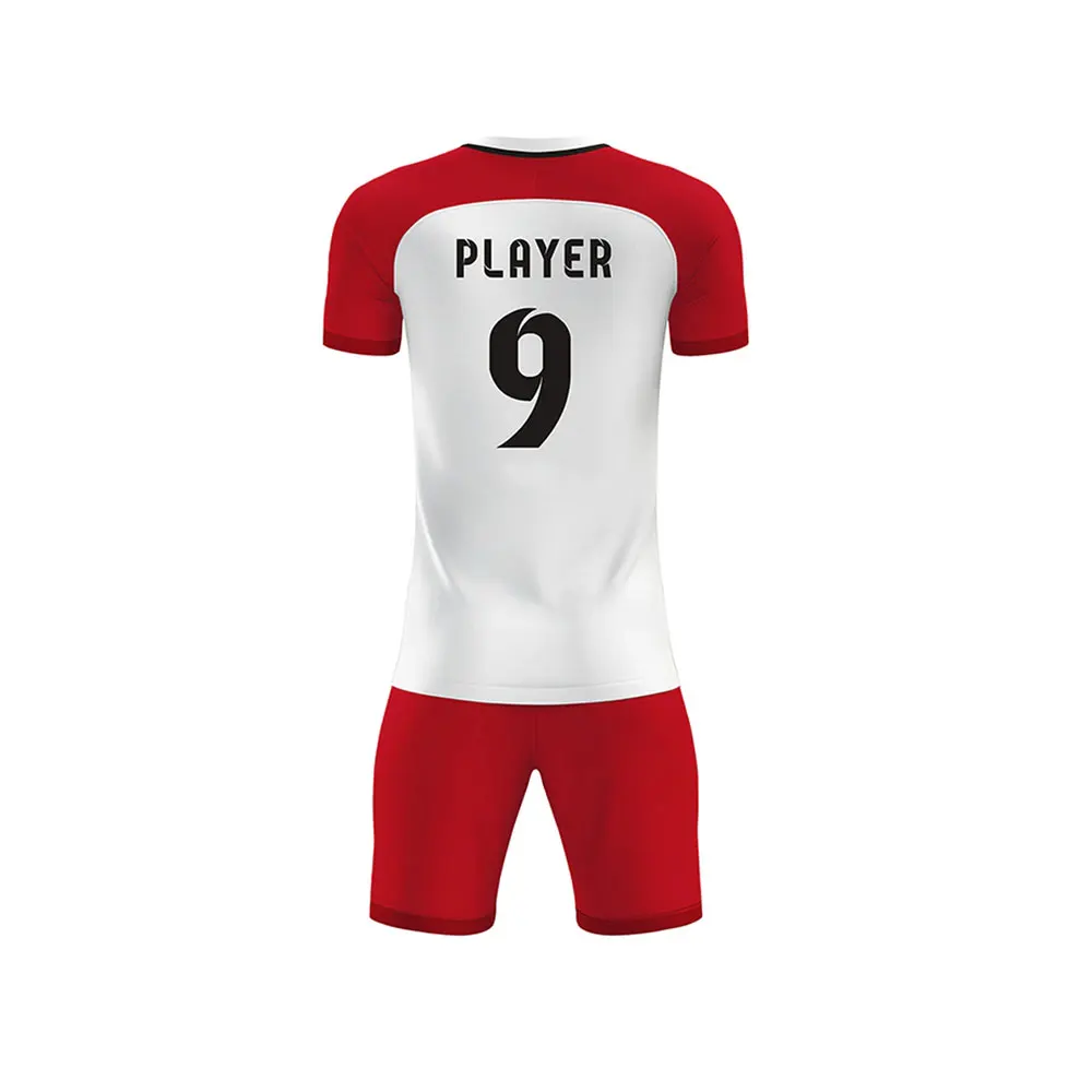 High Quality Cheap Soccer Jersey 100% Polyester Club Soccer Uniform Football soccer jersey Kit