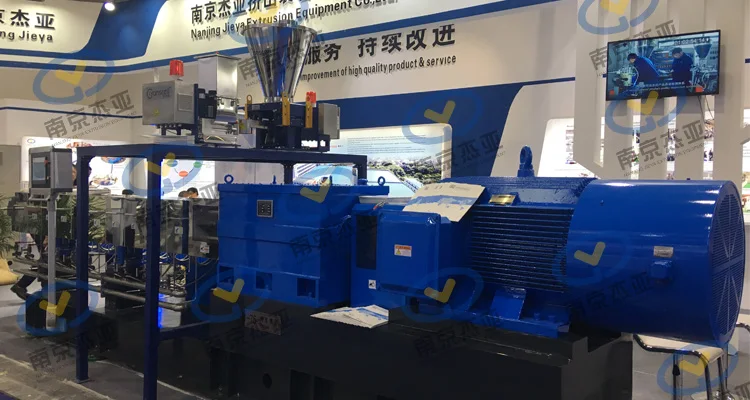 Pellet Granulator Machine  Plastic Pelleting Twin Screw Extruder