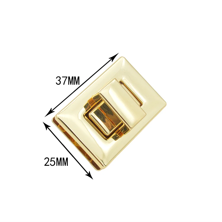 Wholesale High Quality Gold Zinc Alloy Turn Locks Twisted Flower Shape Bag Fasteners for Luggage Cases for Manufacturers