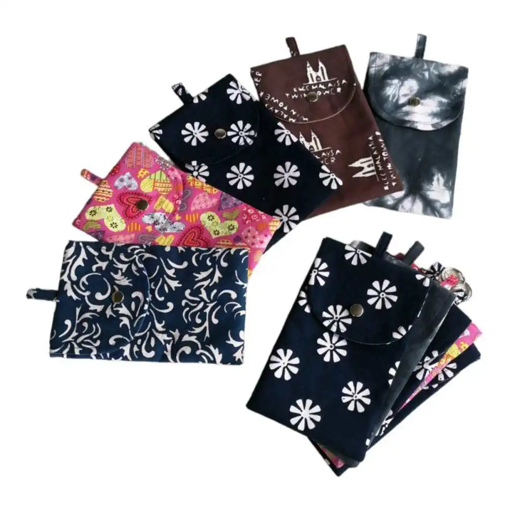 Floral Flap Phone Pouch - Cute, Elegant Handphone Pouch
