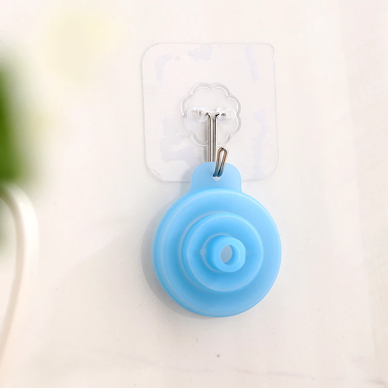 Eco-Life Top Seller New Home Mini Anti Spill Liquid Funnel Food Grade Kitchen Collapsible Silicon Funnel