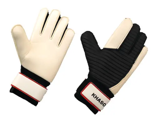 Football Professional Goalkeeper Gloves High Quality Sporting Goods Adult Men Black Leather Latex Red White Blue Logo Finger Pcs