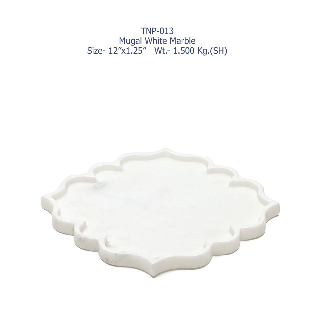 2024 Hot Selling High Quality White Marble Mugal Serving Tray Increases Beauty of Your Dining Table Available in Bulk Quantity