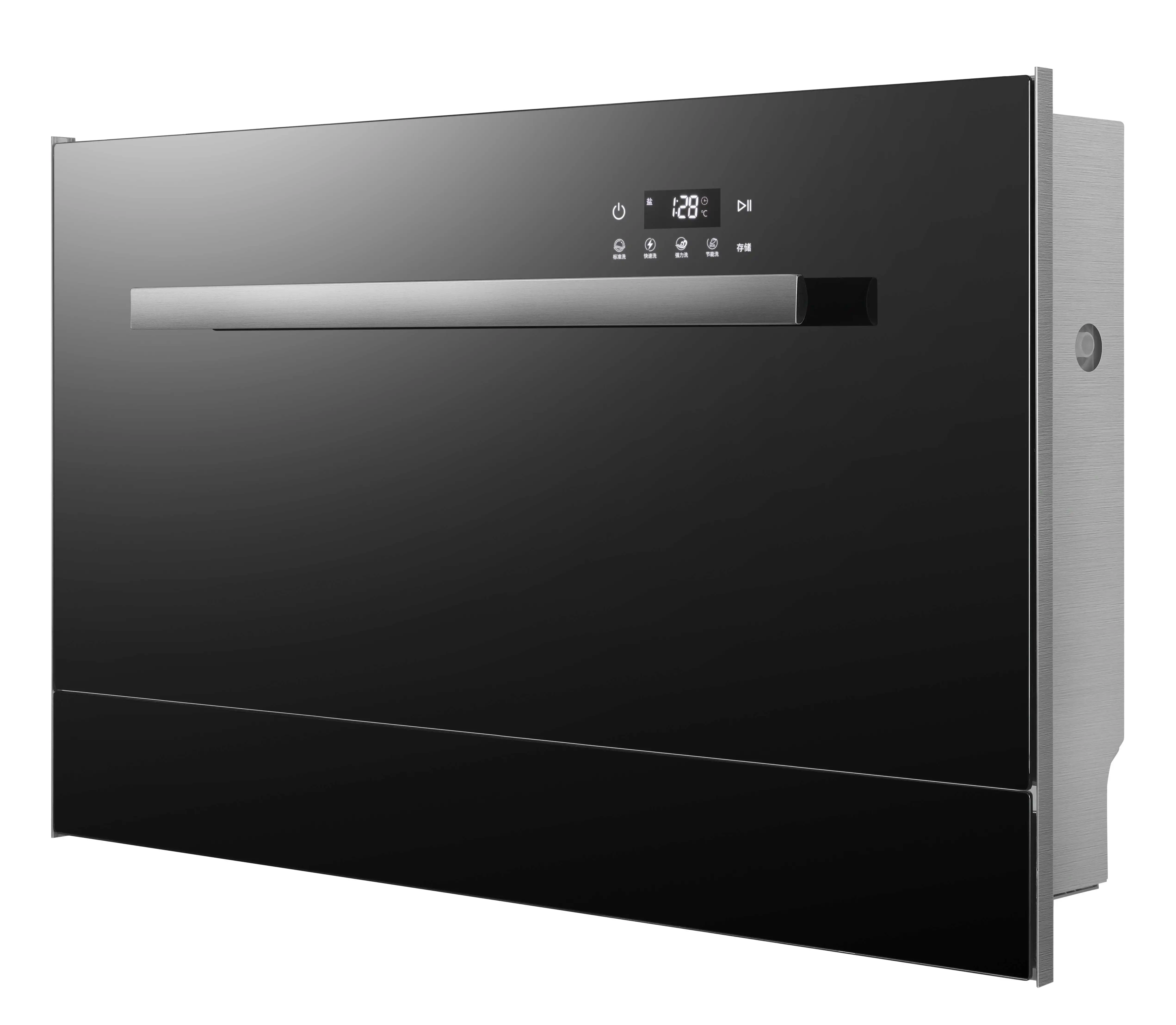 Fully Integrated Built-in Dishwasher Big Cavity Loading Dishwasher High Quality Low Price Dishwashers New Design 8 Sets Black