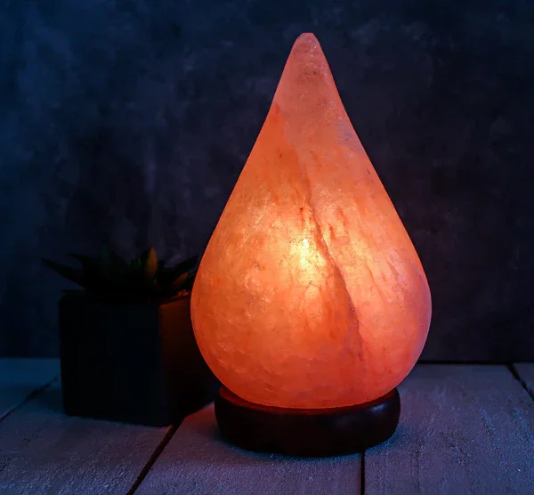 Suppliers of Wholesale Himalayan Drop Crafted Table Salt Lamp for Decoration - USB wired With LED lights