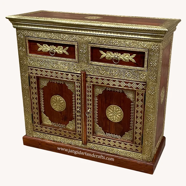 Living Room Food Buffet Display Nordic Buffet Cabinet Wooden Luxury Sideboard Handmade Furniture Manufacturer Exporters India