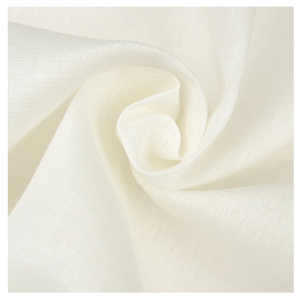 Высокое Качество 245 GSM льняной тканый материал 100% органический дышащий не смягченный органический принт рубашки платья оптом