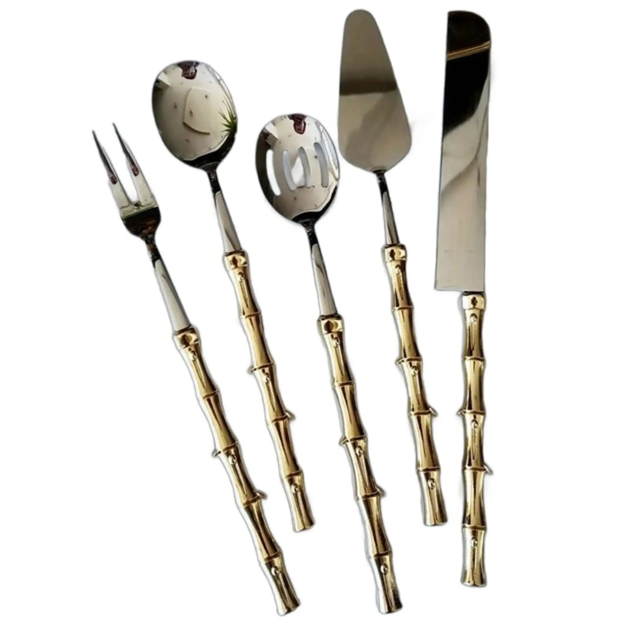 Новейший дизайн купить в Индии ложка нож и вилка из нержавеющей стали металлическая элегантная Серебряная сервировочная посуда набор для домашней вечеринки отеле