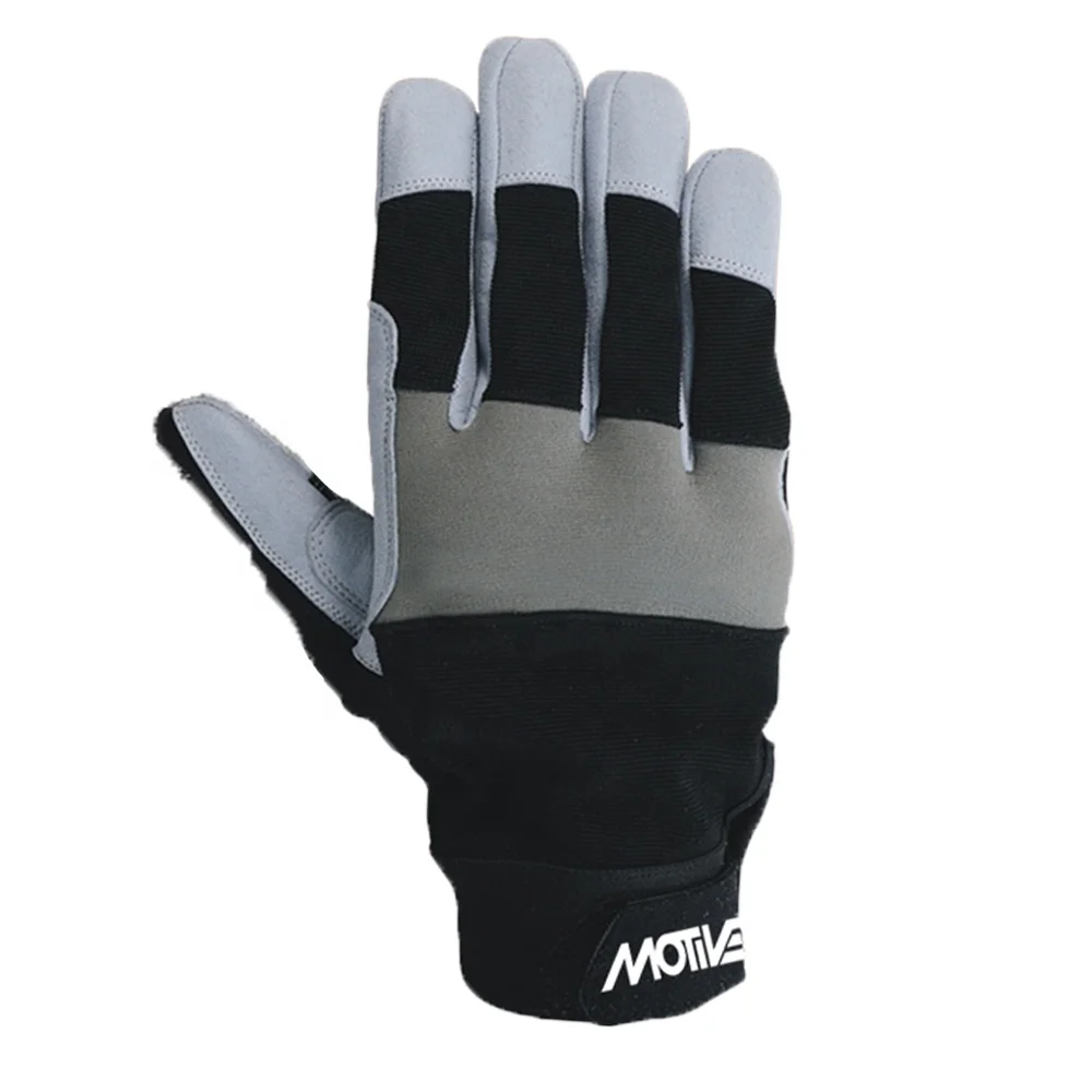 Custom XL Mechanic Work Gloves with Extreme Grip Anti-Slip Reinforced Performance Rigger Hand Gloves Made from PU Material