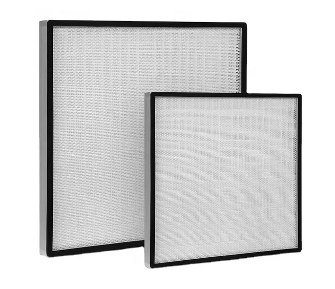High Efficient  99.99 Glassfiber Hepa Filter Customizable Hepa Carbon Filter Duct Box Industrial Hepa Filter