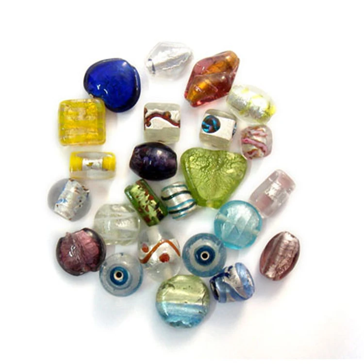 Great Indian Supplier Selling Colorful Handmade Mix Glass Beads for Home Decoration at Affordable Price for Bulk Buyers