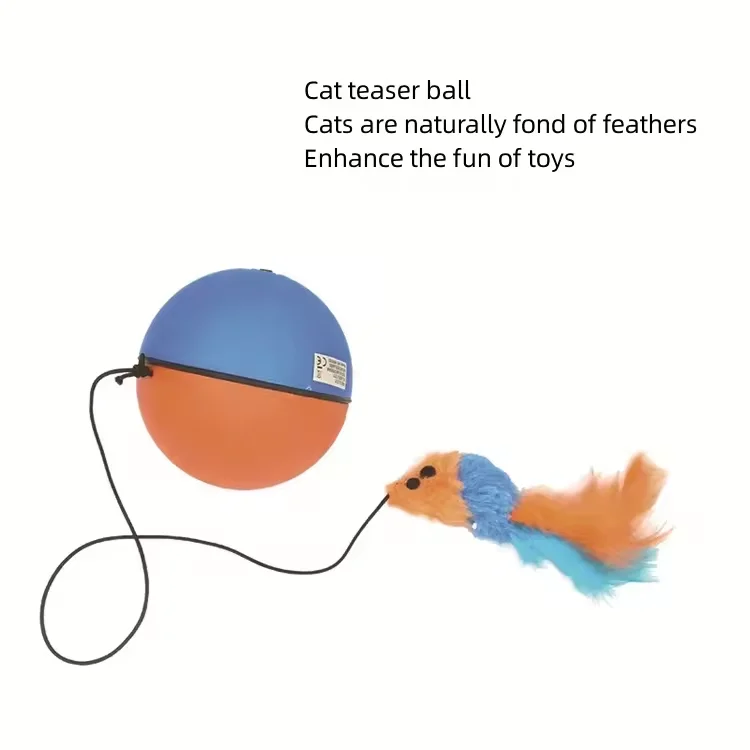 Automatic Interactive Cat Toy Ball Mouse Cute Pet Movement Accessories & Toys