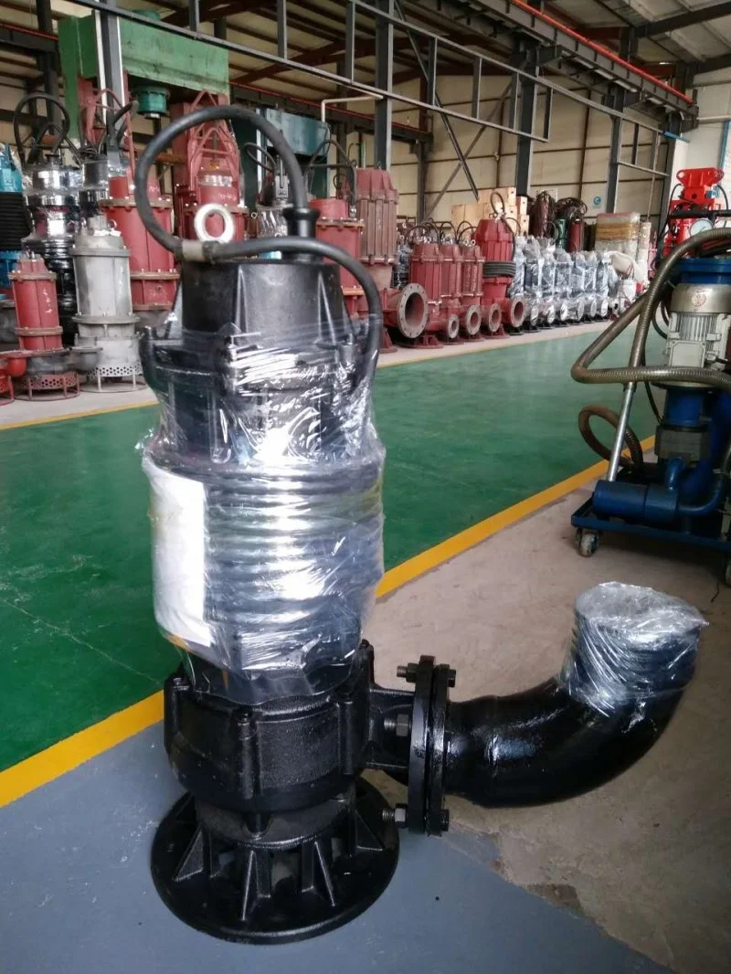 horizontal submersible slurry pump Sumergible bomba de lodo sin bloqueo