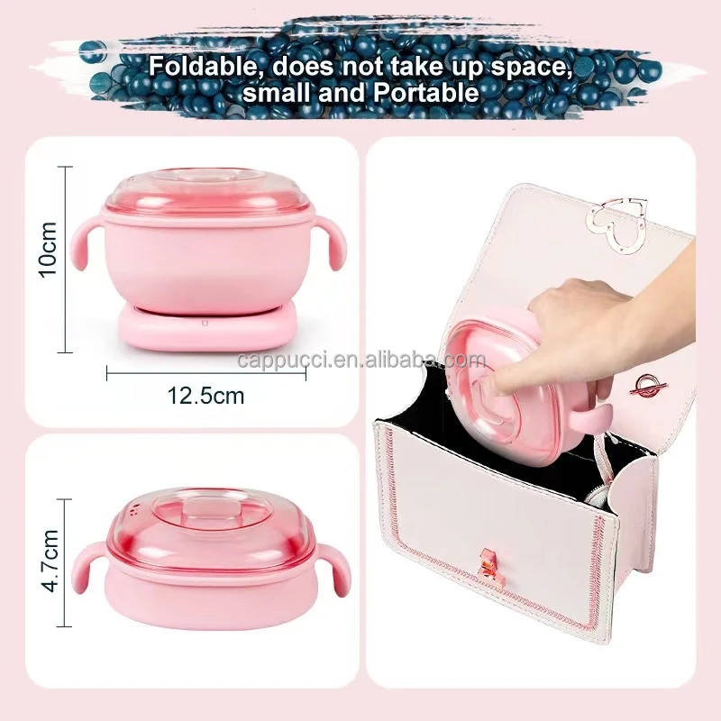 Silicone pot wax heater hair removal non-stick wax warmer melt depilatory wax beans