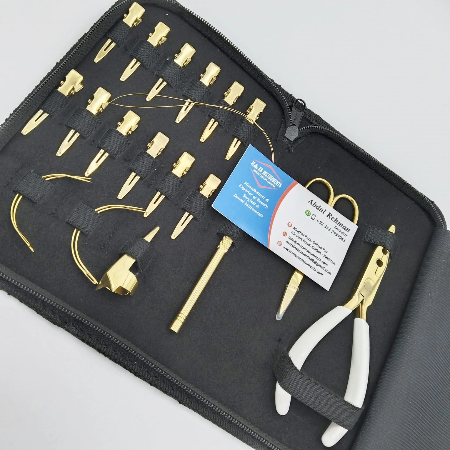 Pro Hair Extension Tools Kit Hook Tools Kit For Micro Nano Rings Fitting Beading