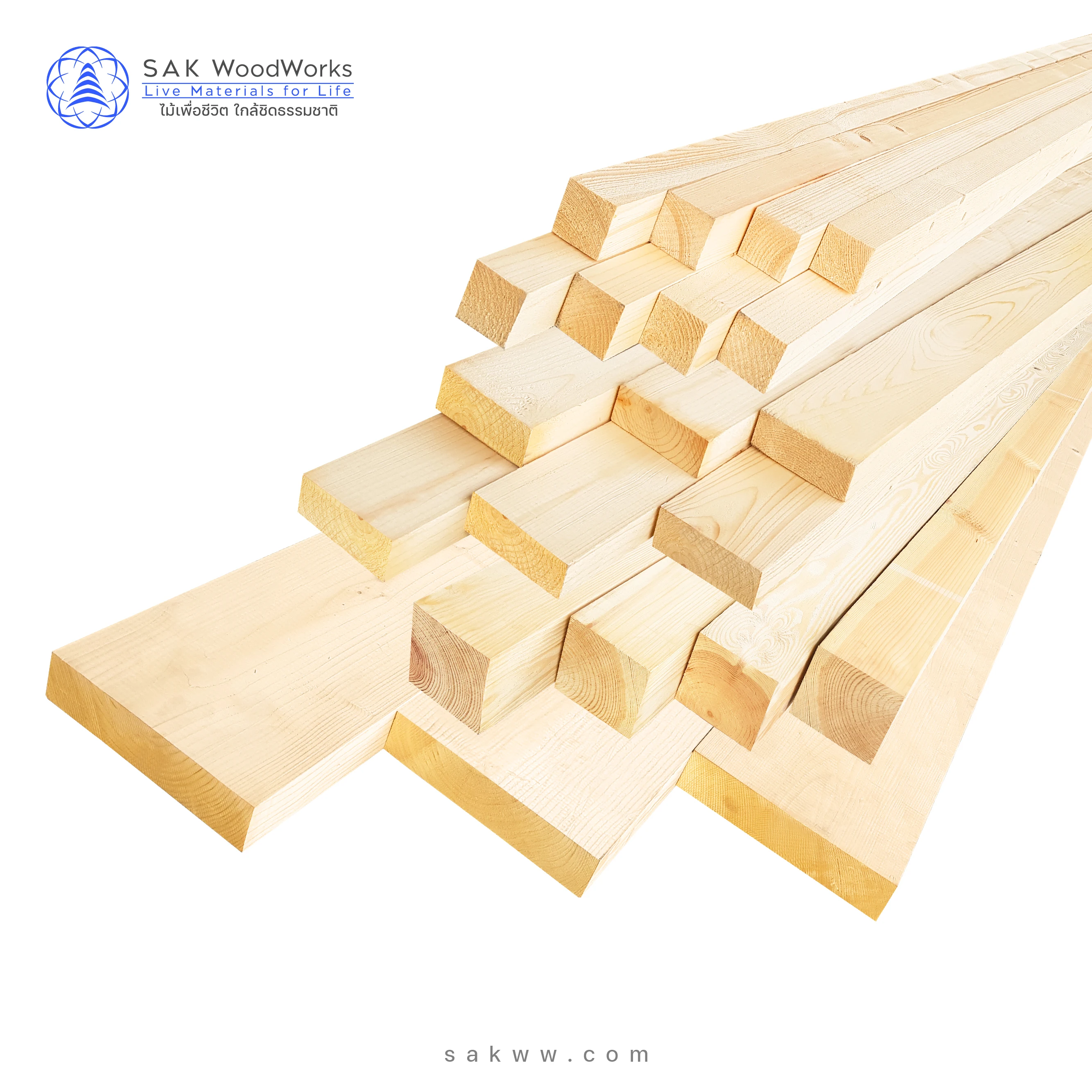 SAK WoodWorks Northern Pine Timber Abd Battens Suitable For Furniture Frame