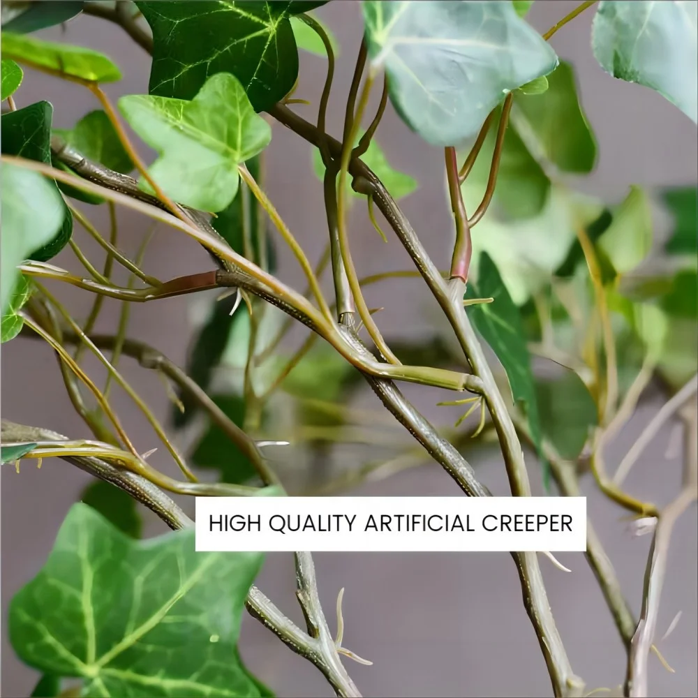 Eco friendly no odor realistic artificial ivy wall hanging greenery home decor ideas decora fence artificial vines leaves