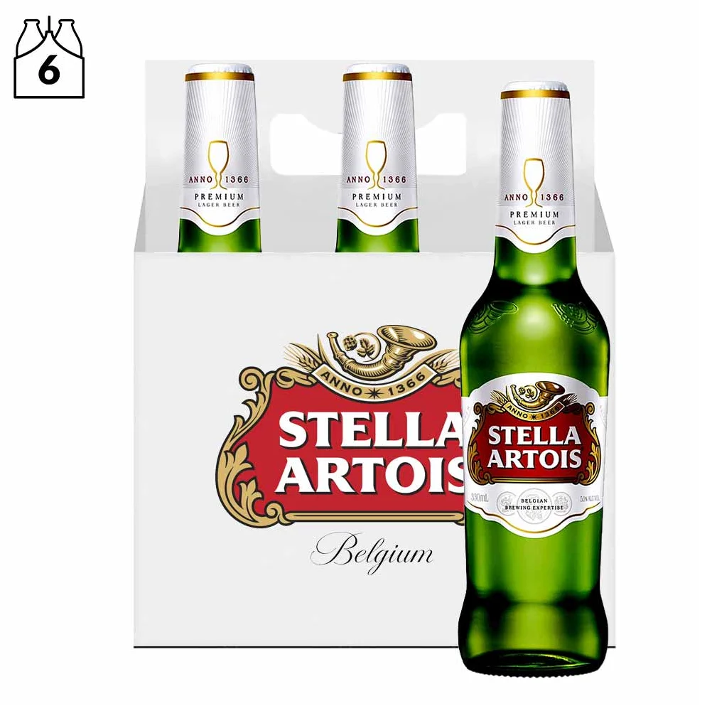 Prices for Stella Artois Premier Lager Beer Cans Stella Artois 24x33cl (Beer) at discount prices