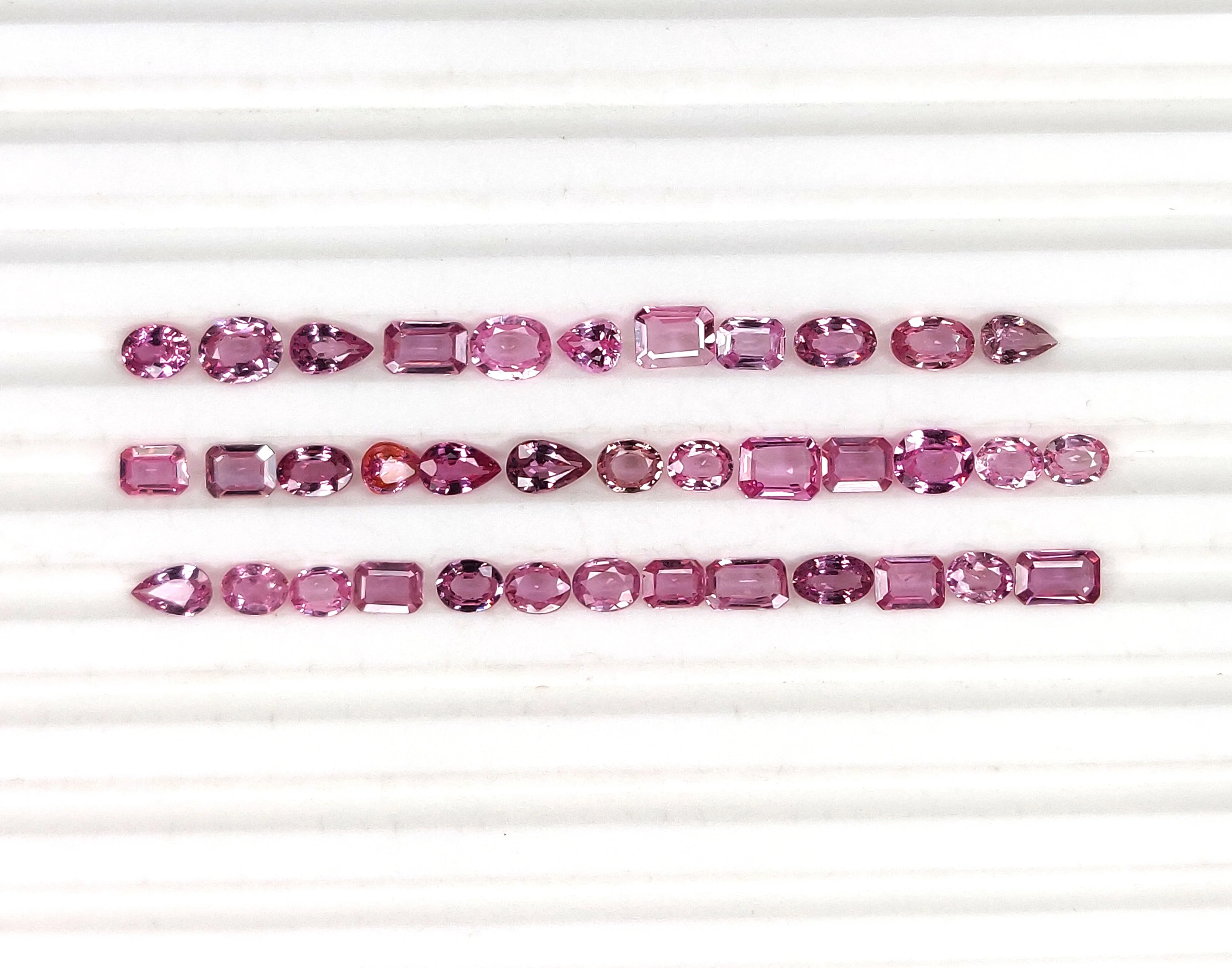 Hot Sale Natural Pink Sapphire Gemstones Ready To Use in Jewellery Making Mix Shape Lot Pink Sapphires from India
