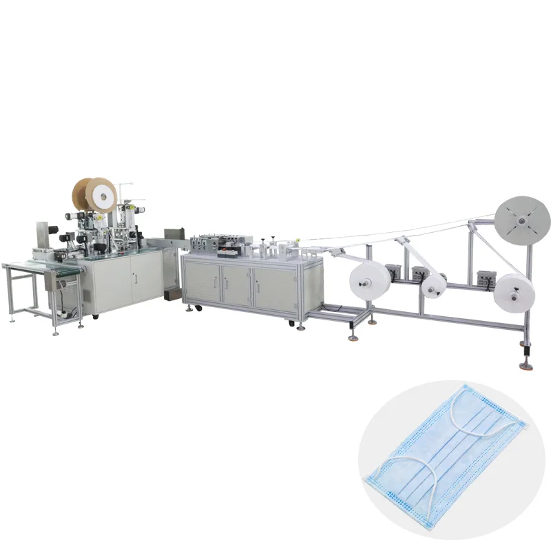 Spot Shipping Inner Earloop Folding Mask Machine Surgical Mask Making Machine Face Medical Mask Machine