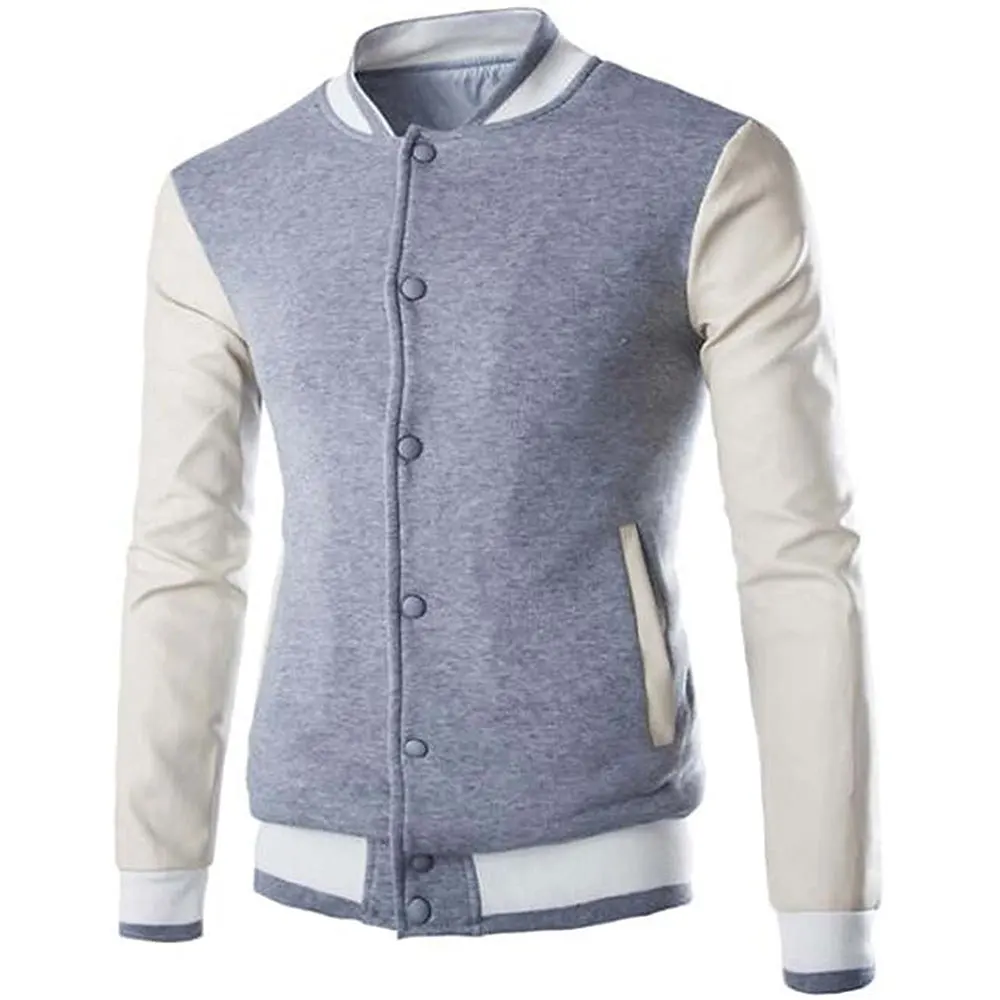 Hot Selling Polyester Satin Varsity Jacket Custom Embroidery Patch Satin Jacket Slim Fit College Boy Team Jackets