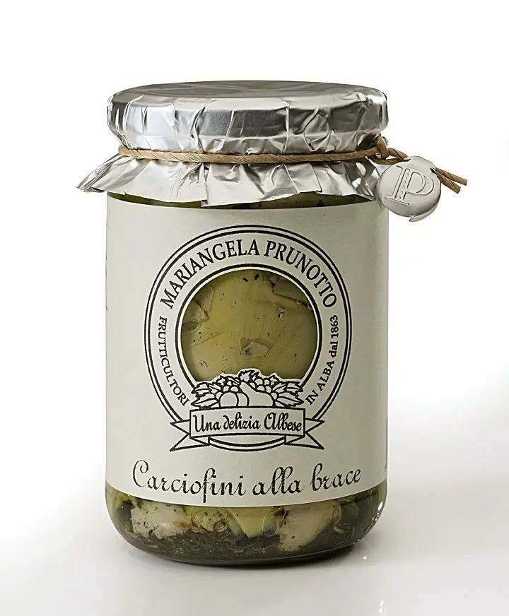 hight quality Italian grilled artichockes made in Italy glass jar 300 g natural