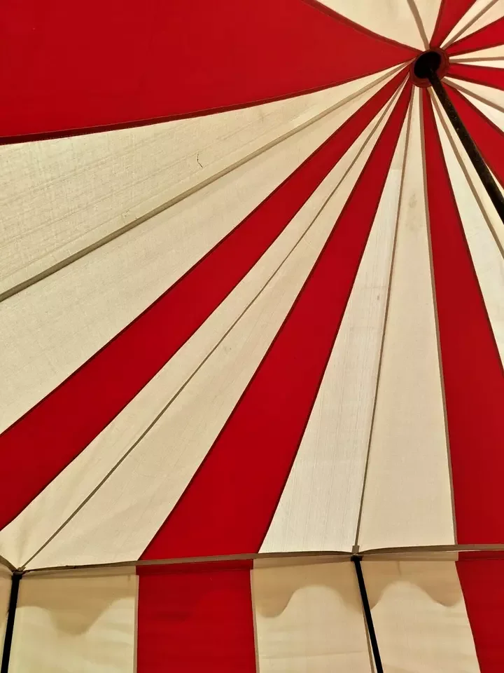 Premium 4x4 Meter Medieval Square Tent Durable Cotton Canvas Reenactment Faire Camping-Easy Setup All-Weather Waterproof