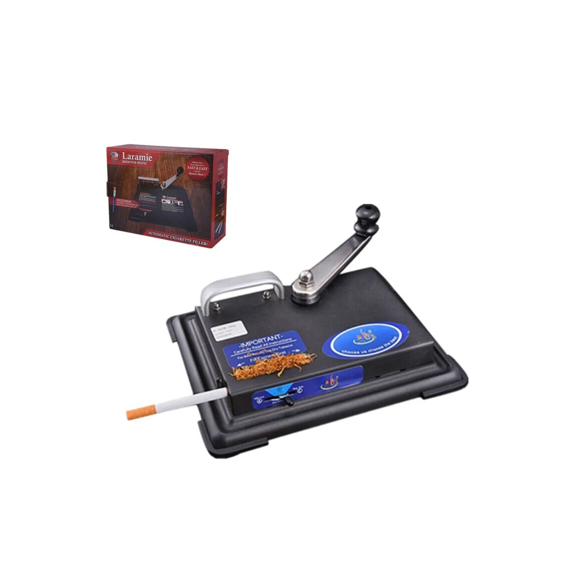 GENUINE RIZLA CIGARETTE ROLLING Deluxe PAPER FULL BOX | BLUE KING SIZE SLIM RIZLA CIGARETTE ROLLING PAPER