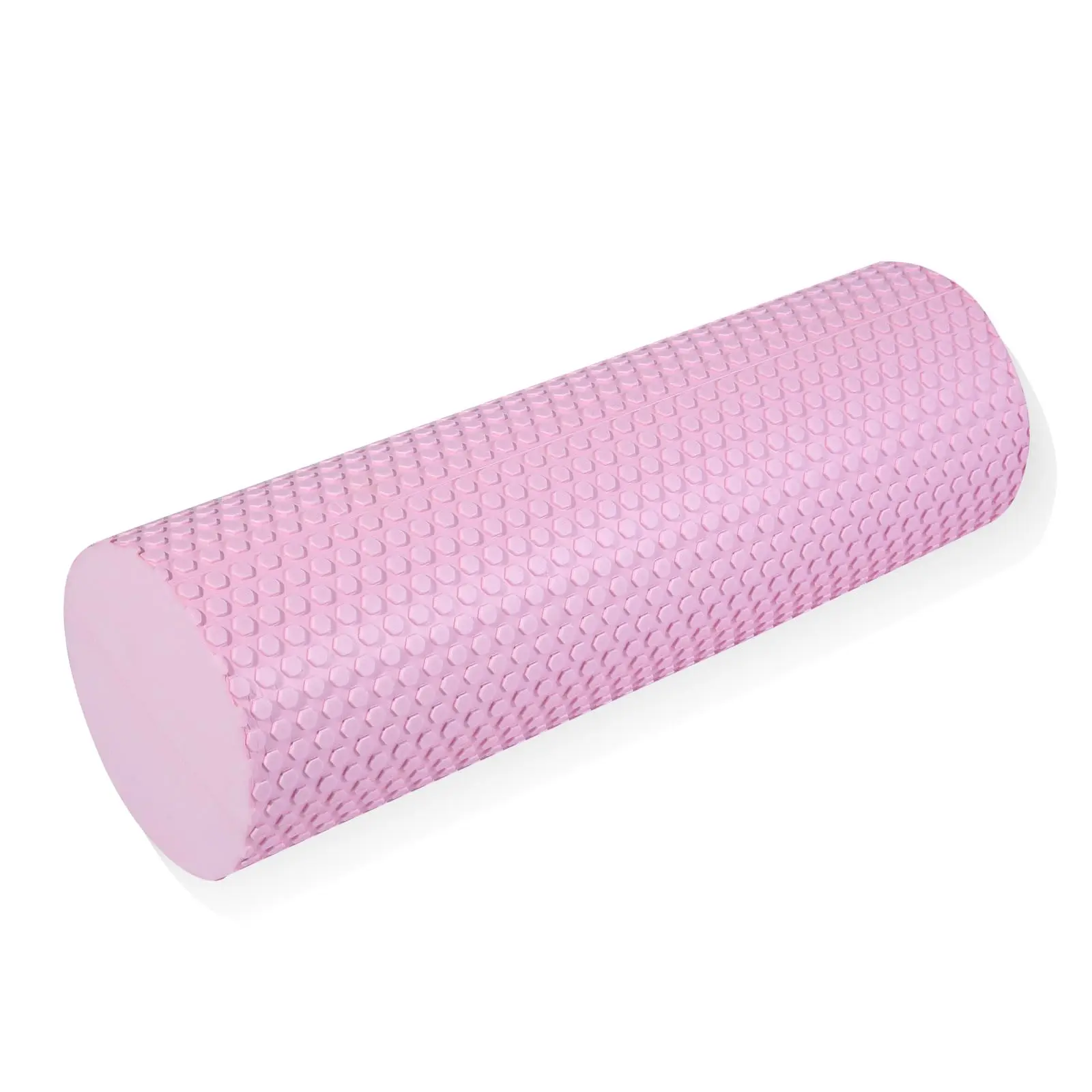 Black and Orange Vibrating Foam Roller for Myofascial Release and Yoga and High-Density Round Foam Roller for Muscle Massage