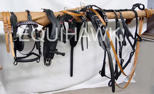 Премиум-качество кожаная лошадь немецкий комплект ремней двойная в комплекте поводки и мягкая подкладка