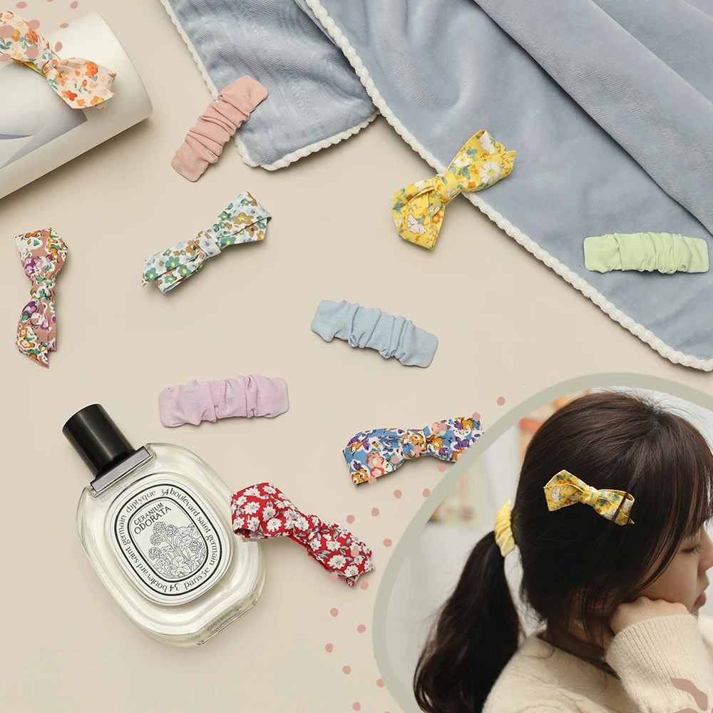 Small fresh floral hairpin set girls hair accessories popularity hairpin