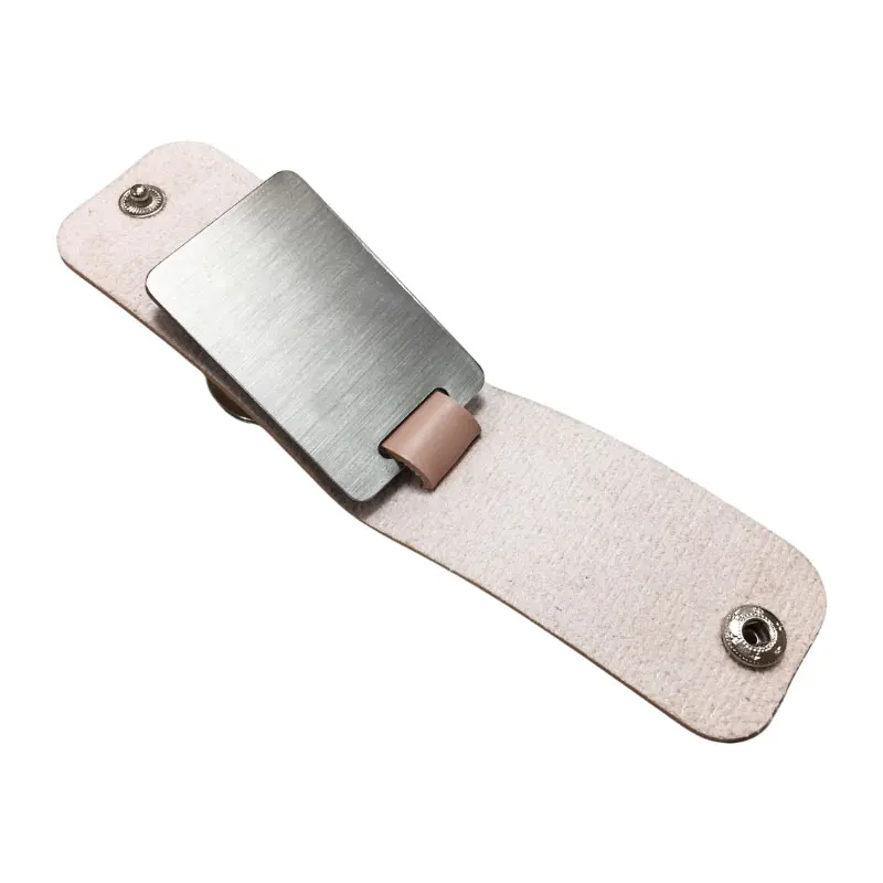 Family gifts custom album keychain laser engravable leather photo keyring