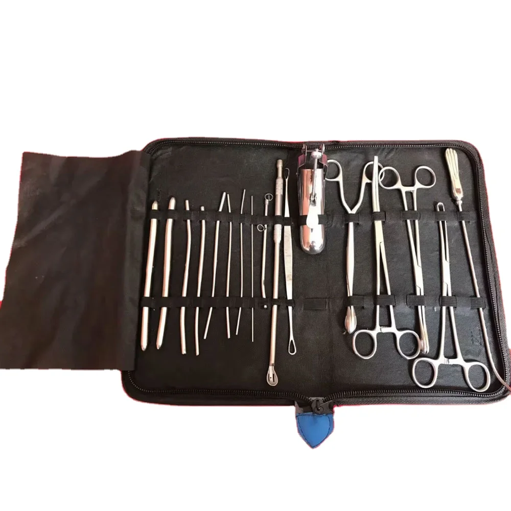 Пакистанский стандартный набор из нержавеющей стали для расширения и кюретажа Набор хирургических инструментов по низкой цене