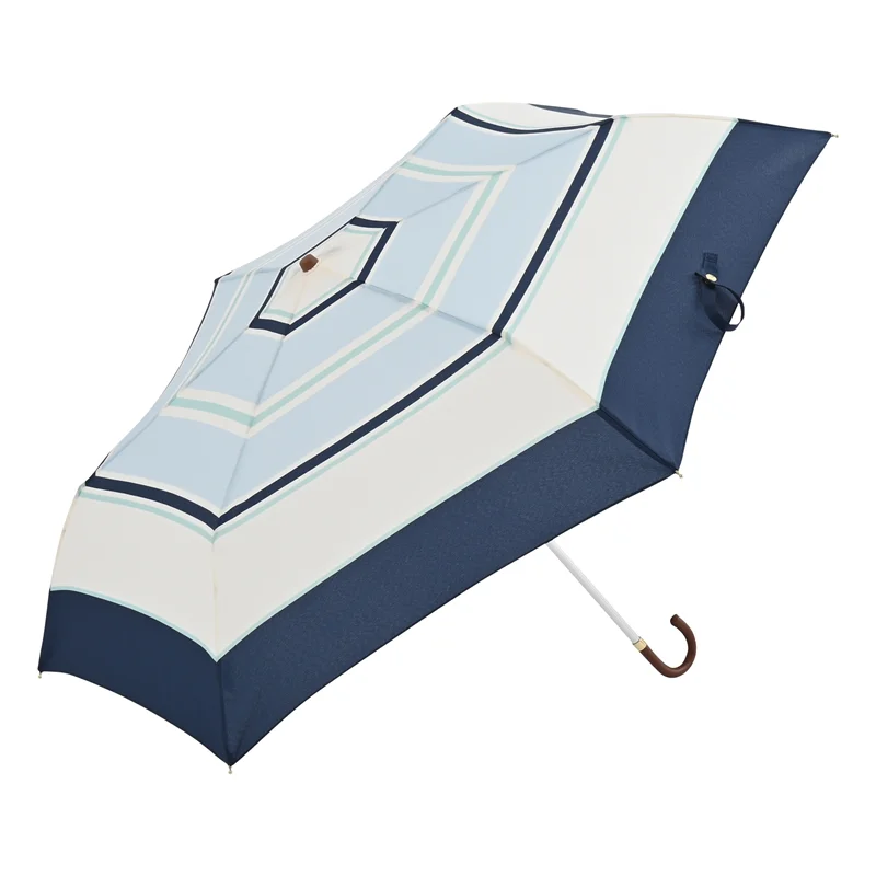 Folding fashion umbrella multi border design mini